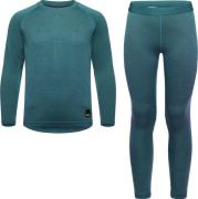 Urberg Juniors' Selje Merino-Bamboo Set Mediterranea/Blue Nights