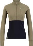 Ulvang Women's Peak Field Half Zip Midlayer Bungee Grey/Navy Blue