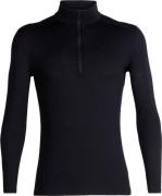 Icebreaker Men's 200 Oasis Longsleeve Half Zip Black