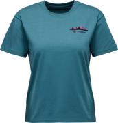 Black Diamond Women's Mountainscape Short Sleeve Tee Creek Blue