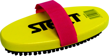 Start Brush Oval Steel Yellow