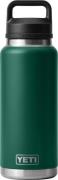 Yeti Rambler 1L Chug Bottle Black Forest Green