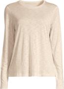 Casall Women's Soft Texture Long Sleeve Ecru