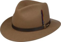 Stetson Delvaro Traveller Wool Hat Brown