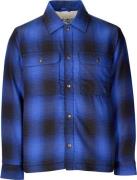 Marmot Men's Ridgefield Sherpa Flannel Shirt Jacket Oxide Blue