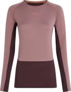 Icebreaker Women's Merino 260 ZoneKnit Long Sleeve Crewe Java/Summit