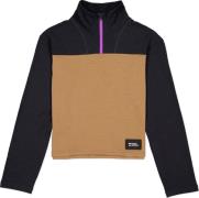 Mons Royale Women's Offgrid Merino Fleece Long Sleeve Black/Toffee