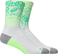 Asics Performance Run Sock Crew Brilliant White/Illum. Green/Vital Gre...
