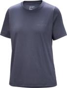 Arc'teryx Women's Kragg Sl Cotton Emblem Crew Shortsleeve Dark Stratus