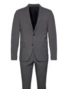 Plain Mens Suit - Normal Lenght Puku Grey Lindbergh
