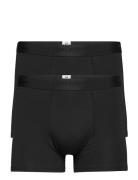 2-Pack Underwear - Gots/Vegan Bokserit Black Knowledge Cotton Apparel
