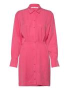 Liz Shirt Dress 14028 Lyhyt Mekko Pink Samsøe Samsøe