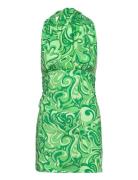 Dress Lyhyt Mekko Green Barbara Kristoffersen By Rosemunde