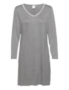 Jacqueline Long-Sleeved Dress Yöpaita Grey CCDK Copenhagen