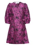Slflotte-Siv 3/4 Short Dress Ex Lyhyt Mekko Multi/patterned Selected F...