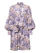 Scillabbchanelle Dress Lyhyt Mekko Purple Bruuns Bazaar