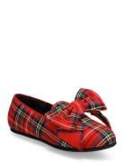 Punk Bowtie Loafer Aamutossut Tohvelit Red Hums