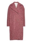 Coat Textured Wool Outerwear Coats Winter Coats Pink REMAIN Birger Chr...
