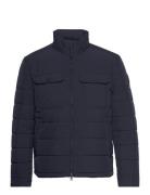 D1. Channel Quilted Windcheater Tikkitakki Navy GANT