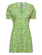La Belle Mini Dress Lyhyt Mekko Green Faithfull The Brand