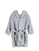 Embroidered Bathrobe 3-4 Years - Pearl Blue Aamutakki Kylpytakki Blue ...