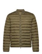 Light Padded Bomber Jacket Vuorillinen Takki Topattu Takki Khaki Green...