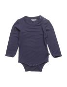 Body Ls Bodies Long-sleeved Blue Minymo