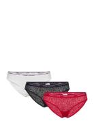 3 Pack Bikini Lace Alushousut Brief Tangat Multi/patterned Tommy Hilfi...