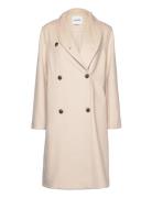 Nailja-M Outerwear Coats Winter Coats Cream MbyM