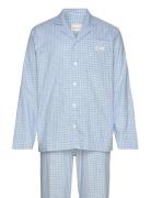 Check Pajama Set Shirt And Pants Pyjama Blue GANT