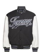 Tjm Letterman Jacket Ext Bombertakki Takki Black Tommy Jeans
