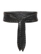 Markala Mix Studs Leather Belt Vyö Black Dante6