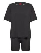 Unite_Short Set Pyjama Black HUGO