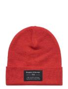 Fine Knit Beanie Brick Accessories Headwear Beanies Red Bergans