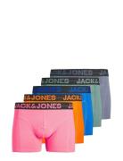 Jacseth Solid Trunks 5 Pack Box Bokserit Pink Jack & J S
