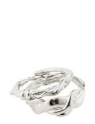 Sun Recycled Ring, 2-In-1 Set Sormus Korut Silver Pilgrim