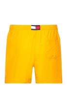 Medium Drawstring Uimashortsit Yellow Tommy Hilfiger