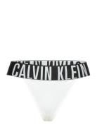 High Leg Thong Stringit Alusvaatteet White Calvin Klein
