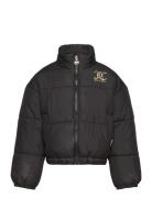 Juicy Funnel Neck Puffa Toppatakki Black Juicy Couture