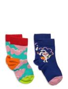 2-Pack Kids Clouds Sock Sukat Multi/patterned Happy Socks