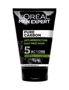 L'oréal Men Expert Pure Charcoal Face Wash 100Ml Kasvojenpuhdistus Nud...