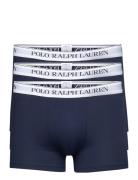 Bci Cotton/Elastane-3Pk-Trn Bokserit Blue Polo Ralph Lauren Underwear