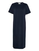 Mwelle Long Dress Polvipituinen Mekko Navy My Essential Wardrobe