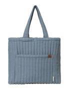 Quilted Tote Bag - Chambray Blue Spruce Tote Laukku Blue Fabelab