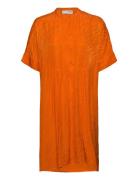 Slfabienne-Viola Ss Over Dress B Polvipituinen Mekko Orange Selected F...