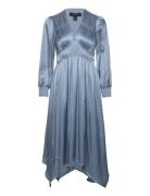 Estelle Dress Polvipituinen Mekko Blue AllSaints