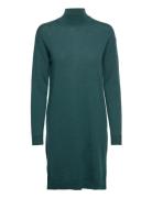 Merino Wool Dress Polvipituinen Mekko Green Rosemunde