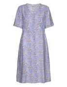 Fqcarey-Dress Polvipituinen Mekko Blue FREE/QUENT