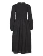 Onljulis Ls Smock Dress Wvn Polvipituinen Mekko Black ONLY