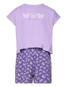 Nkfnightset Cap Butterfly Pyjamasetti Pyjama Purple Name It